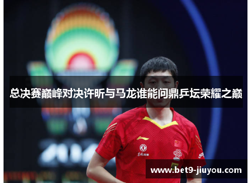 总决赛巅峰对决许昕与马龙谁能问鼎乒坛荣耀之巅